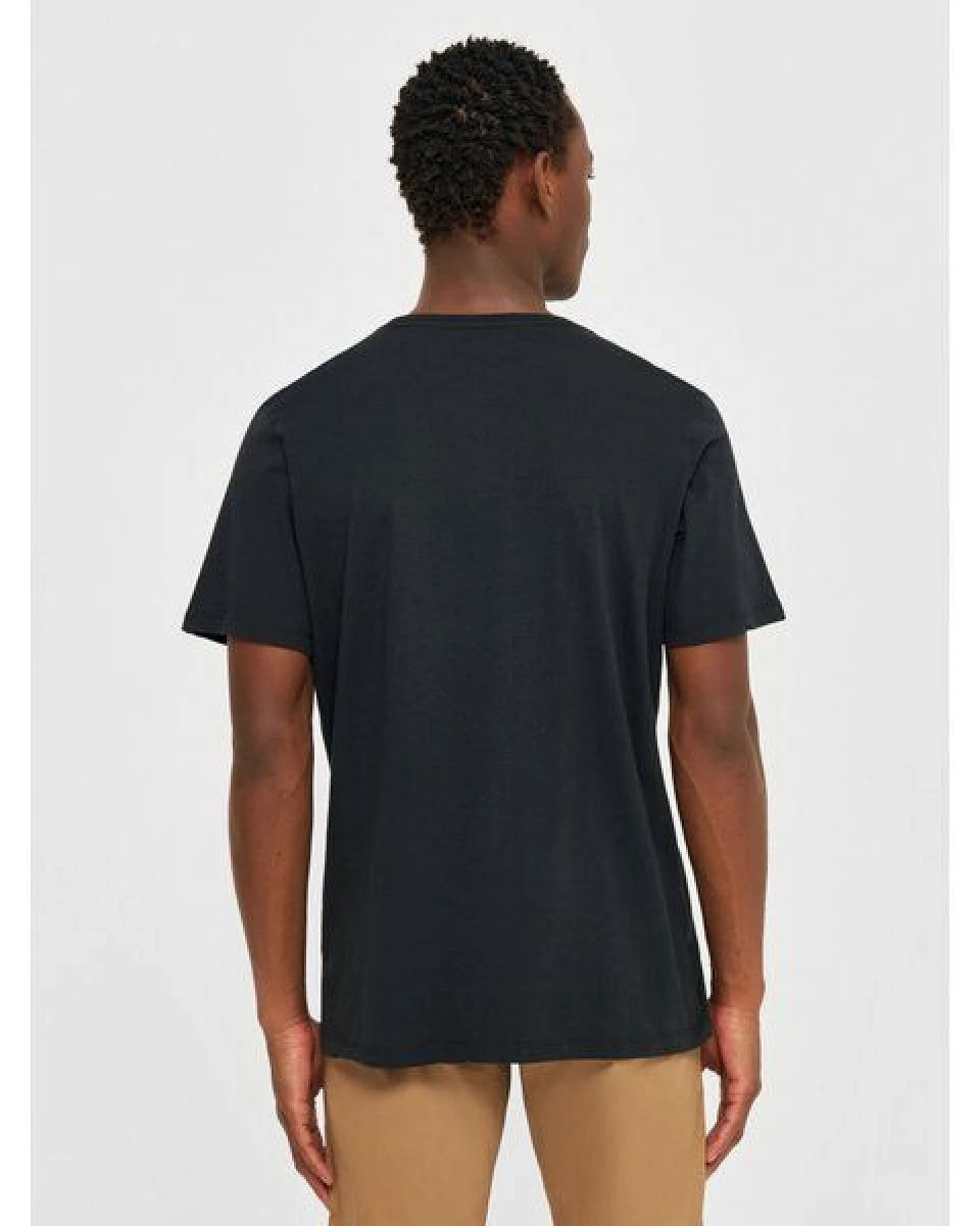 KnowledgeCotton Apparel Herren Basic Tee "AGNAR" - GOTS/Vegan – Ansicht 2