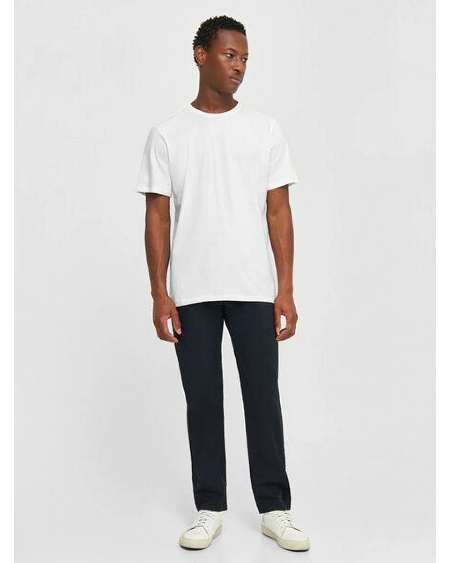 KnowledgeCotton Apparel Herren Basic Tee "AGNAR" - GOTS/Vegan – Ansicht 3
