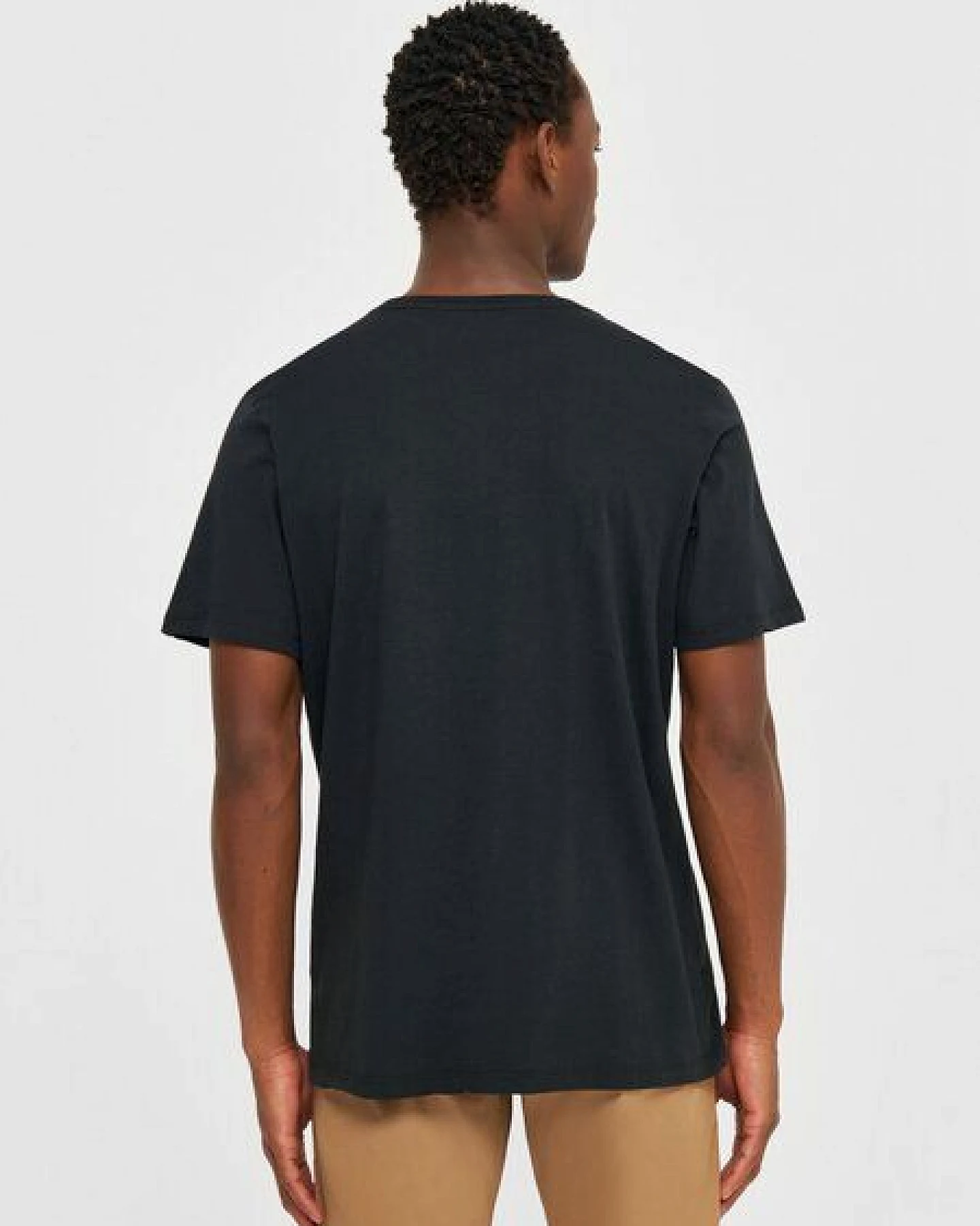 KnowledgeCotton Apparel Herren Basic Tee "AGNAR" - GOTS/Vegan – Ansicht 2