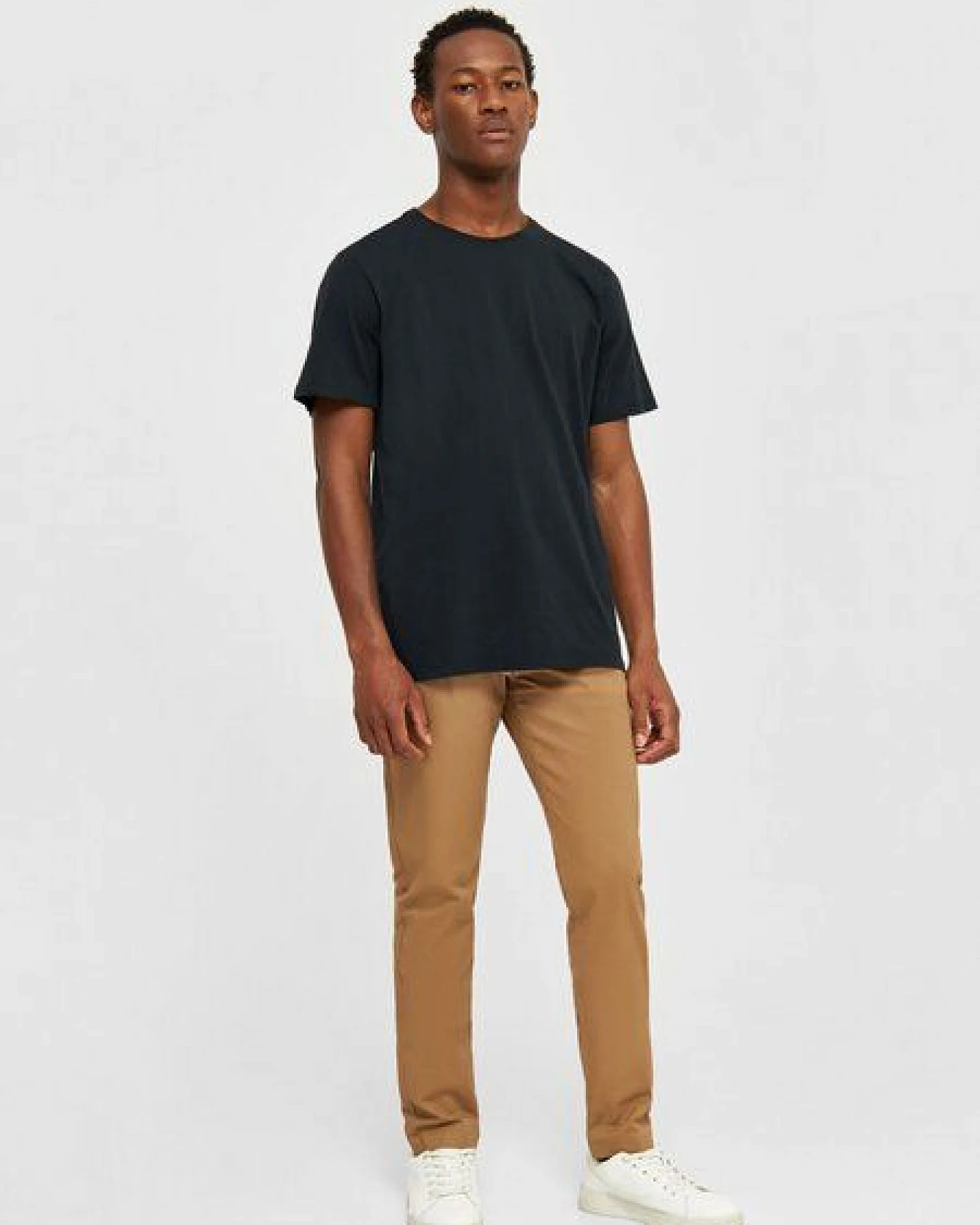 KnowledgeCotton Apparel Herren Basic Tee "AGNAR" - GOTS/Vegan – Ansicht 3