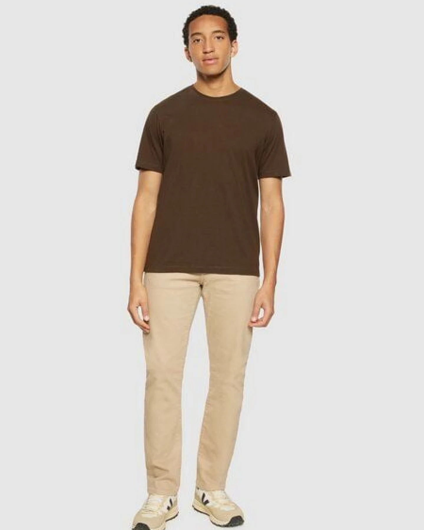 KnowledgeCotton Apparel Herren Basic Tee "AGNAR" - GOTS/Vegan – Ansicht 4