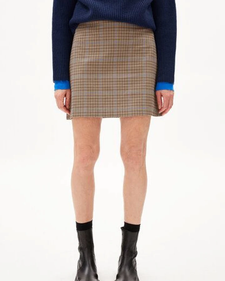 ARMEDANGELS ZAALA PATTERN - Damen Webrock Regular Fit aus Bio-Baumwoll Mix