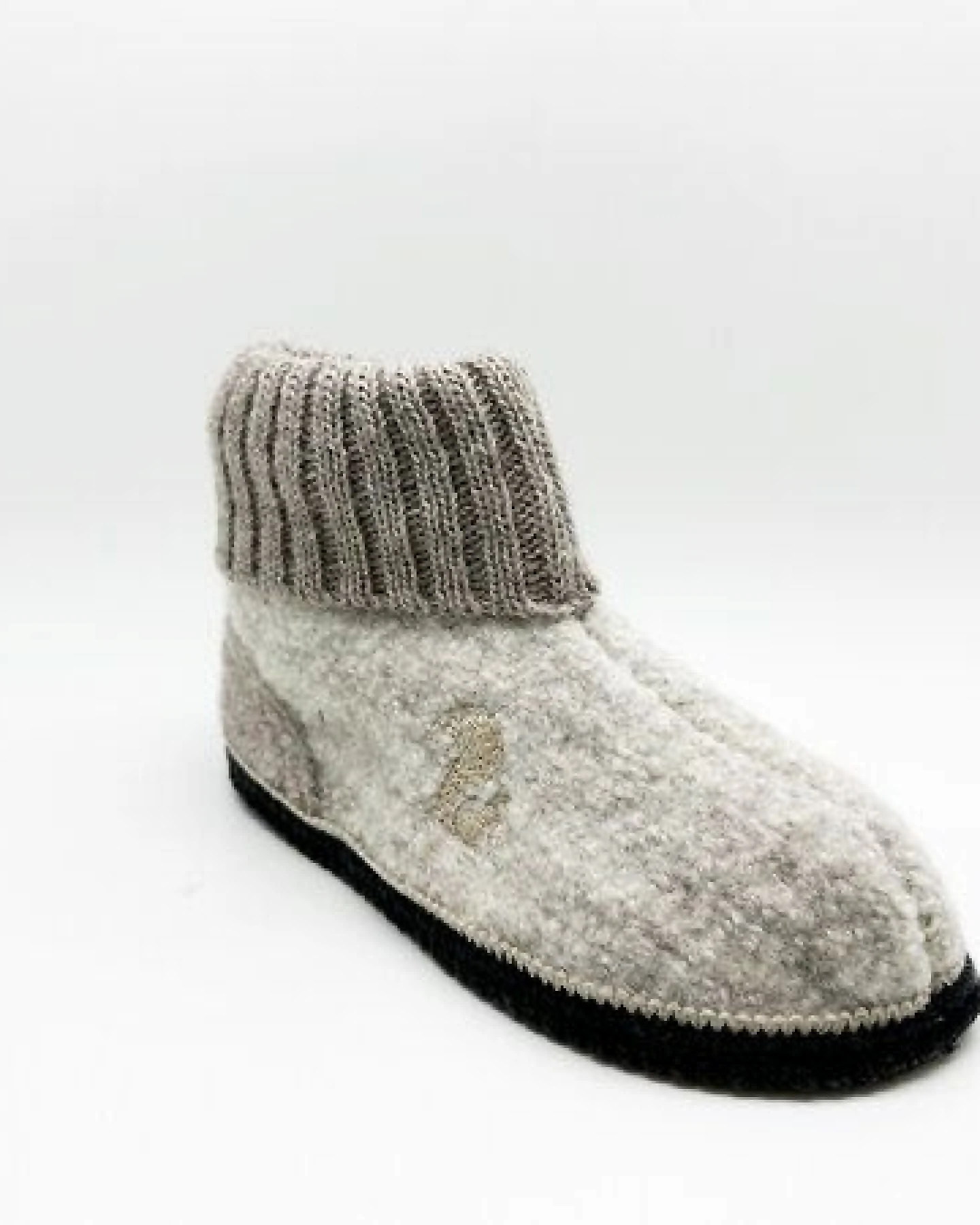Kids "thies ® Mountain Wool Slipper Boot" aus reiner, ökologischer Schurwolle, made in Austria – Ansicht 2