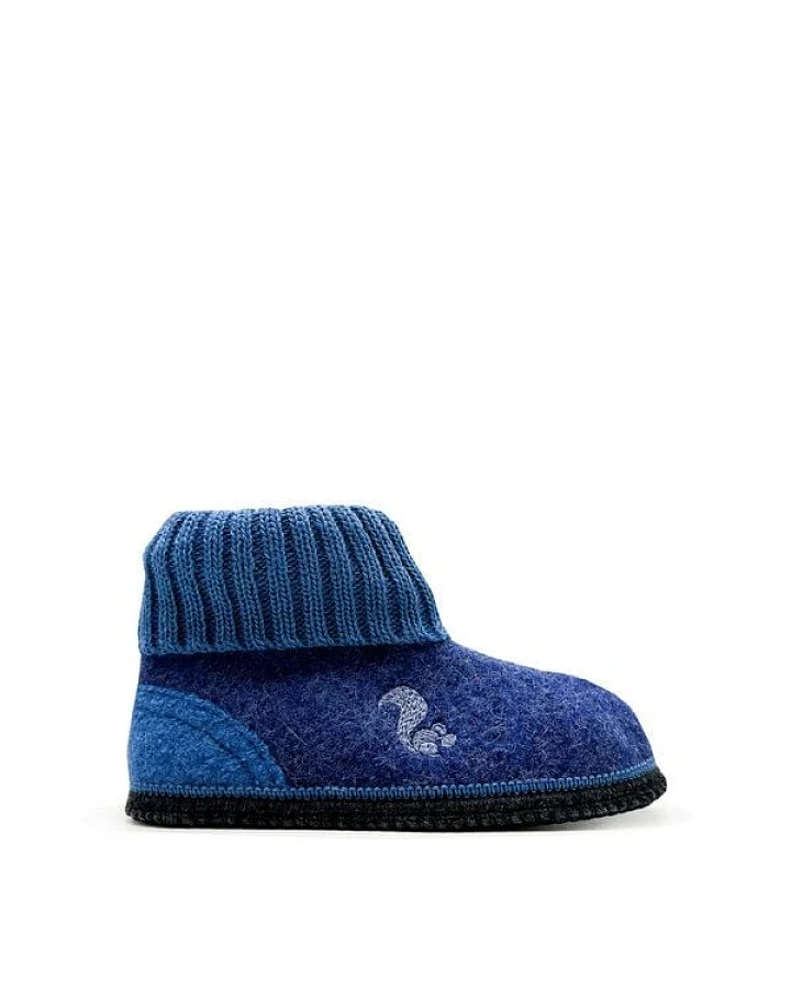 Kids "thies ® Mountain Wool Slipper Boot" aus reiner, ökologischer Schurwolle, made in Austria