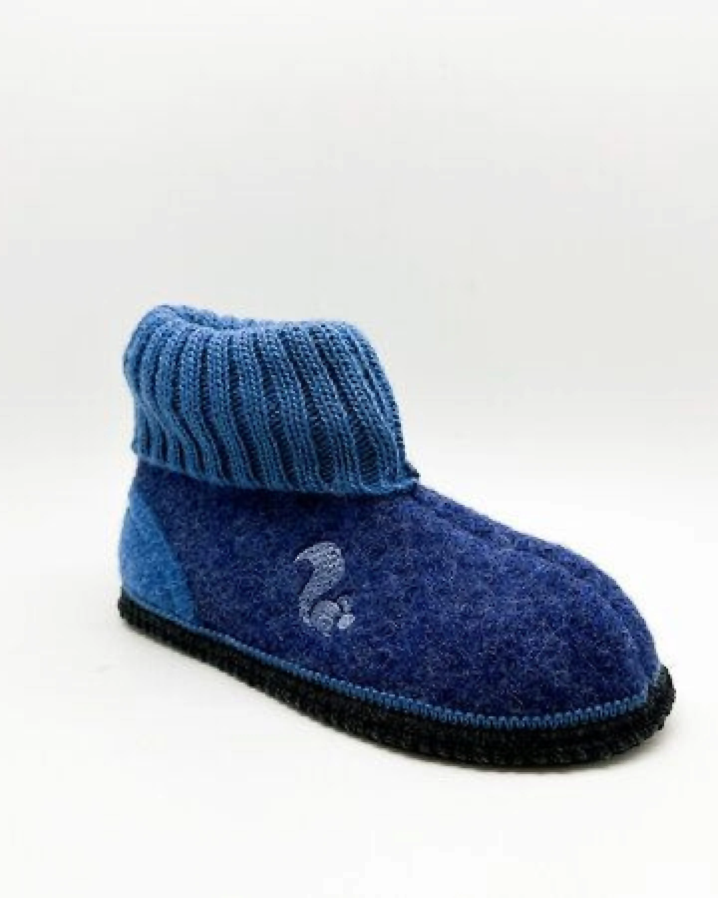 Kids "thies ® Mountain Wool Slipper Boot" aus reiner, ökologischer Schurwolle, made in Austria – Ansicht 2