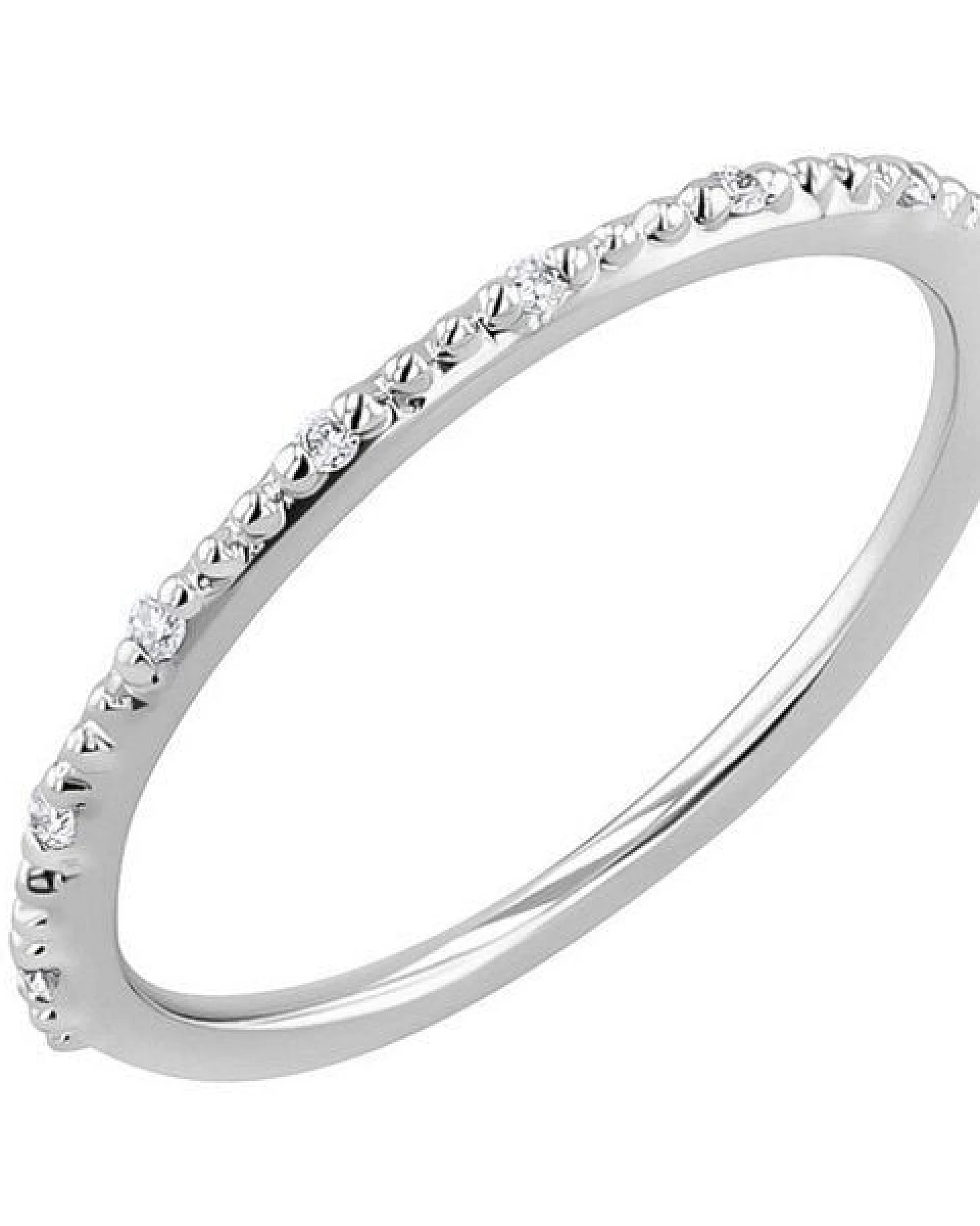 Eppi Minimalistischer Ring mit Diamanten Tess – Ansicht 2