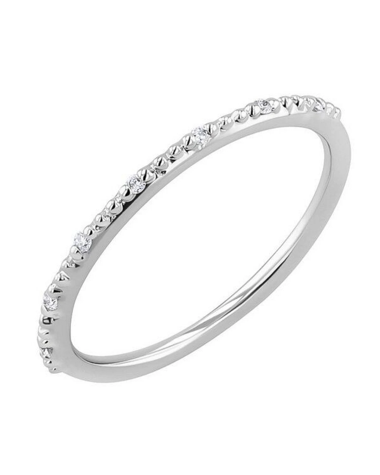 Eppi Minimalistischer Ring mit Diamanten Tess – Ansicht 2