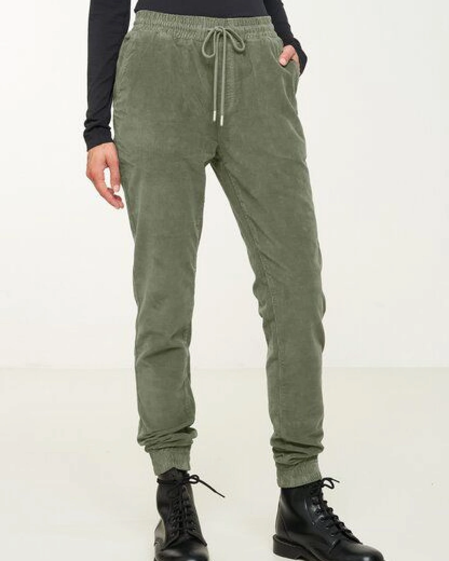Damen Cord Jogg Chino aus Bio-Baumwolle - CHAITURUS - recolution – Ansicht 2