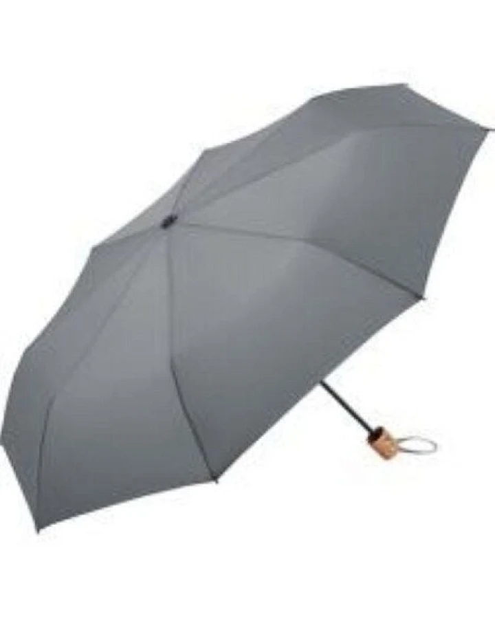 FARE Mini-Taschenschirm Sicherheitsschieber Gerader Griff mit Einkaufstasche