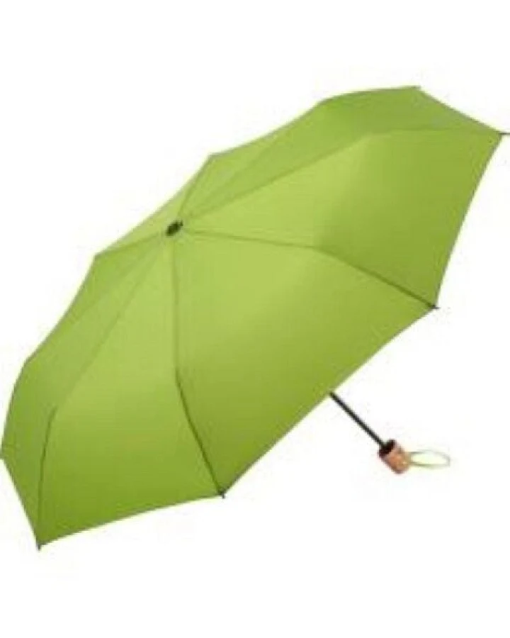 FARE Mini-Taschenschirm Sicherheitsschieber Gerader Griff mit Einkaufstasche