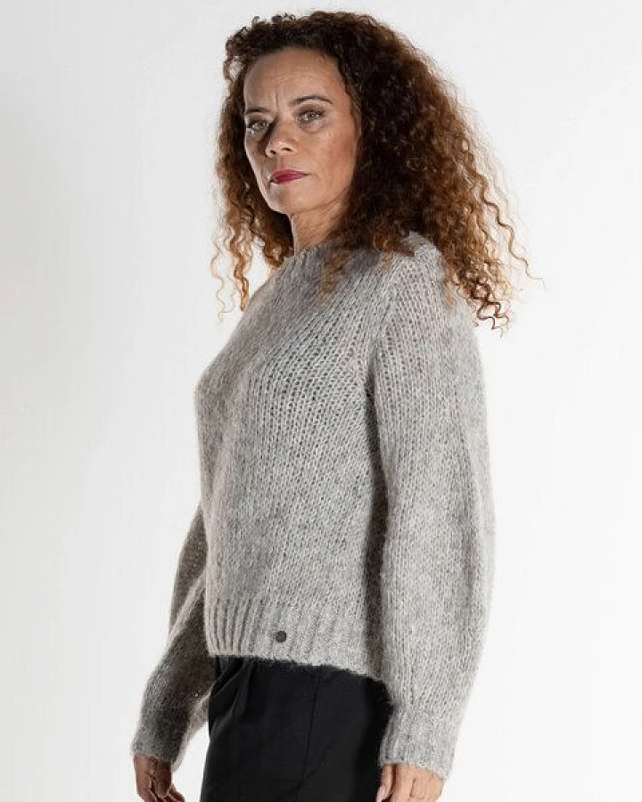 Alma & Lovis Kuscheliger Loose-Fit Pullover im Alpaka-Mix
