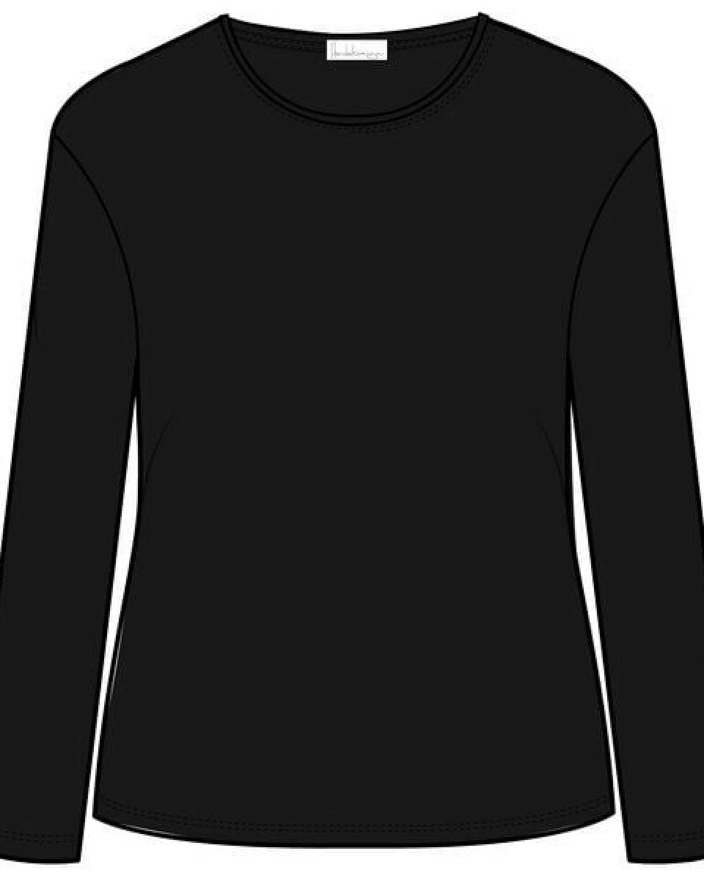 Heidekönigin Langarmshirt Uni Basic GOTS – Ansicht 3