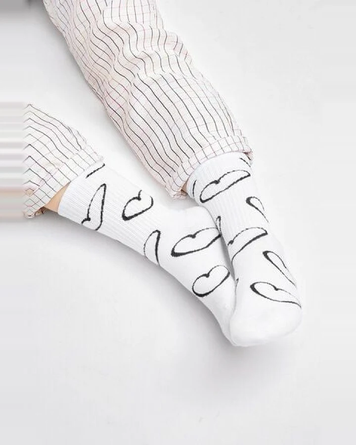 Natural Vibes Herzen Socken Bio GOTS
