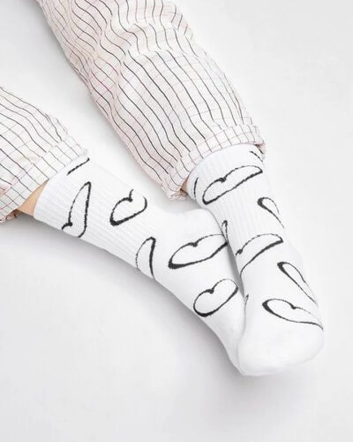 Natural Vibes Herzen Socken Bio GOTS
