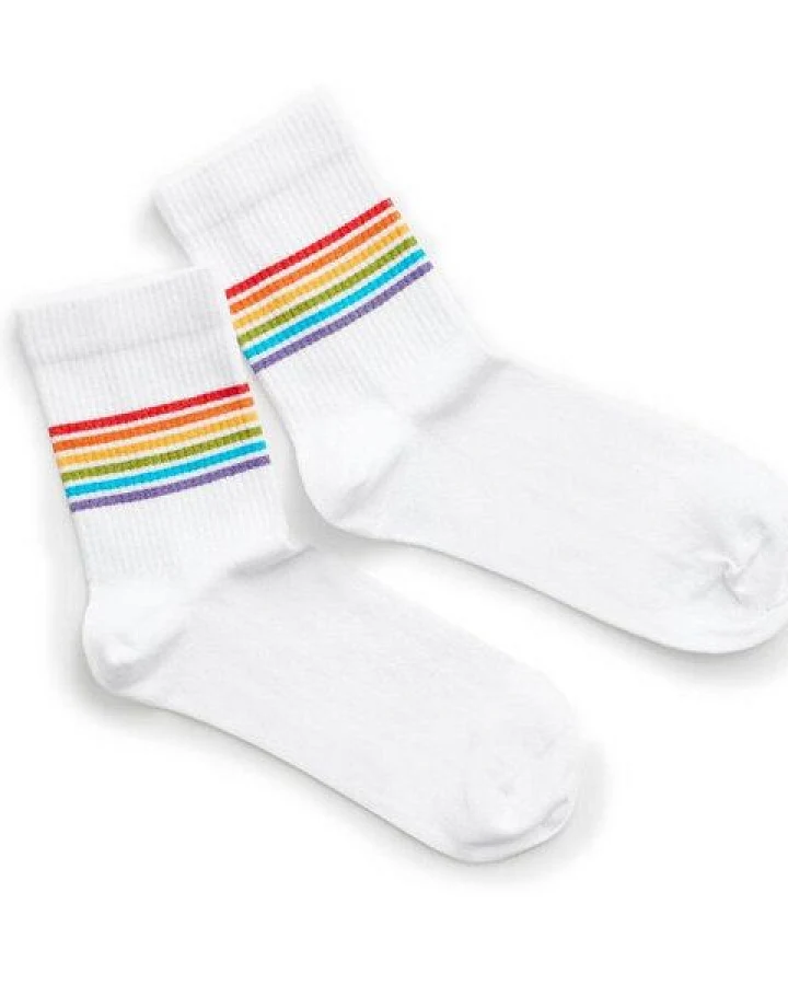 Natural Vibes Rainbow Quarter Socken