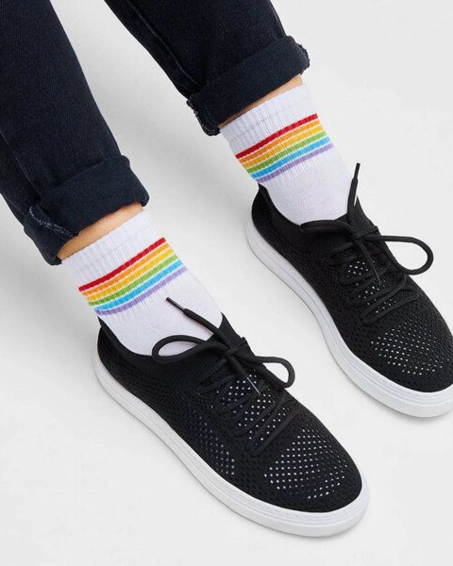 Natural Vibes Rainbow Quarter Socken – Ansicht 2