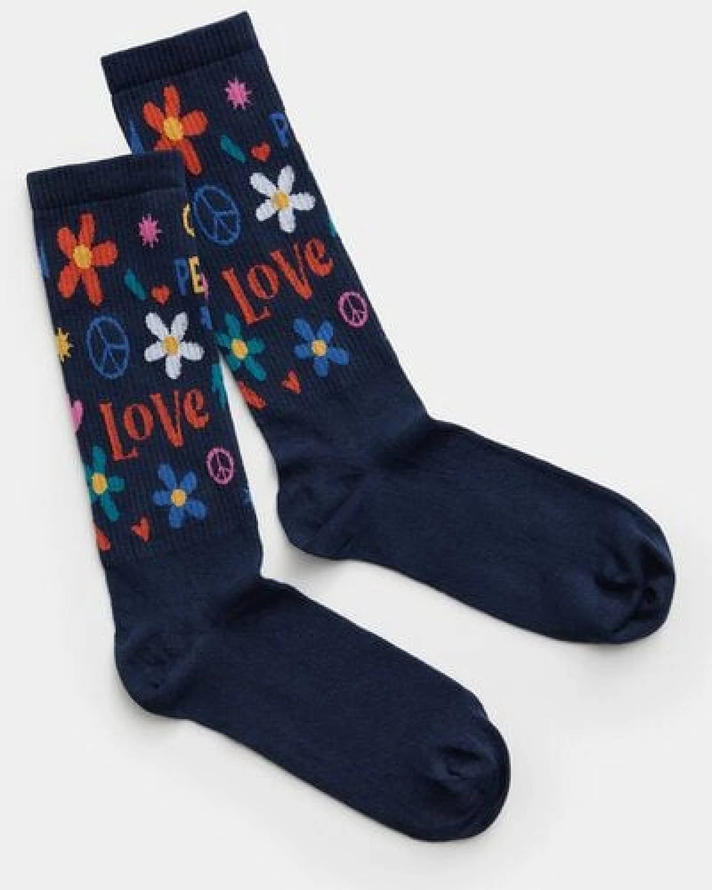 Natural Vibes Peace & Love Hippie Socken Bio GOTS – Ansicht 4