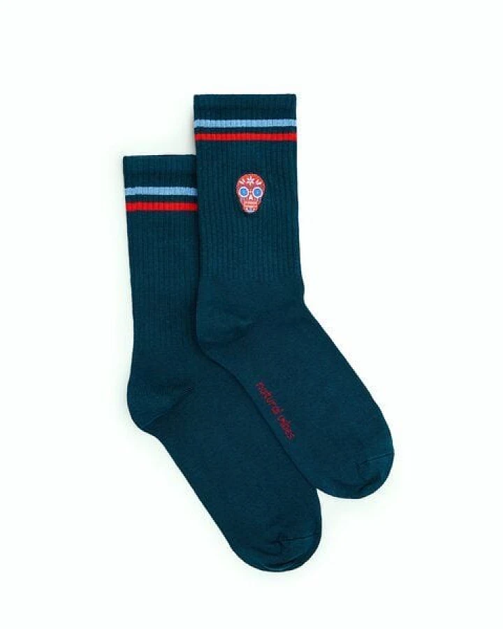 Natural Vibes Skull Socken Bio GOTS