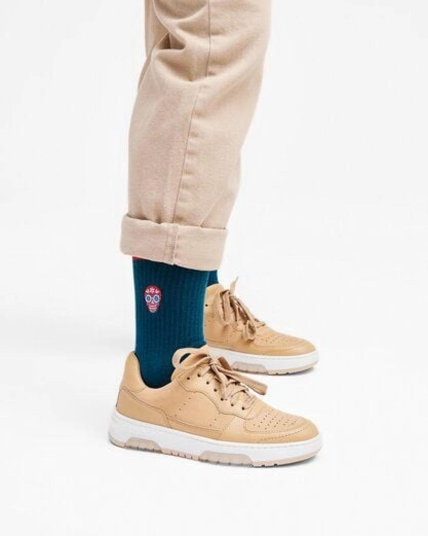 Natural Vibes Skull Socken Bio GOTS – Ansicht 3