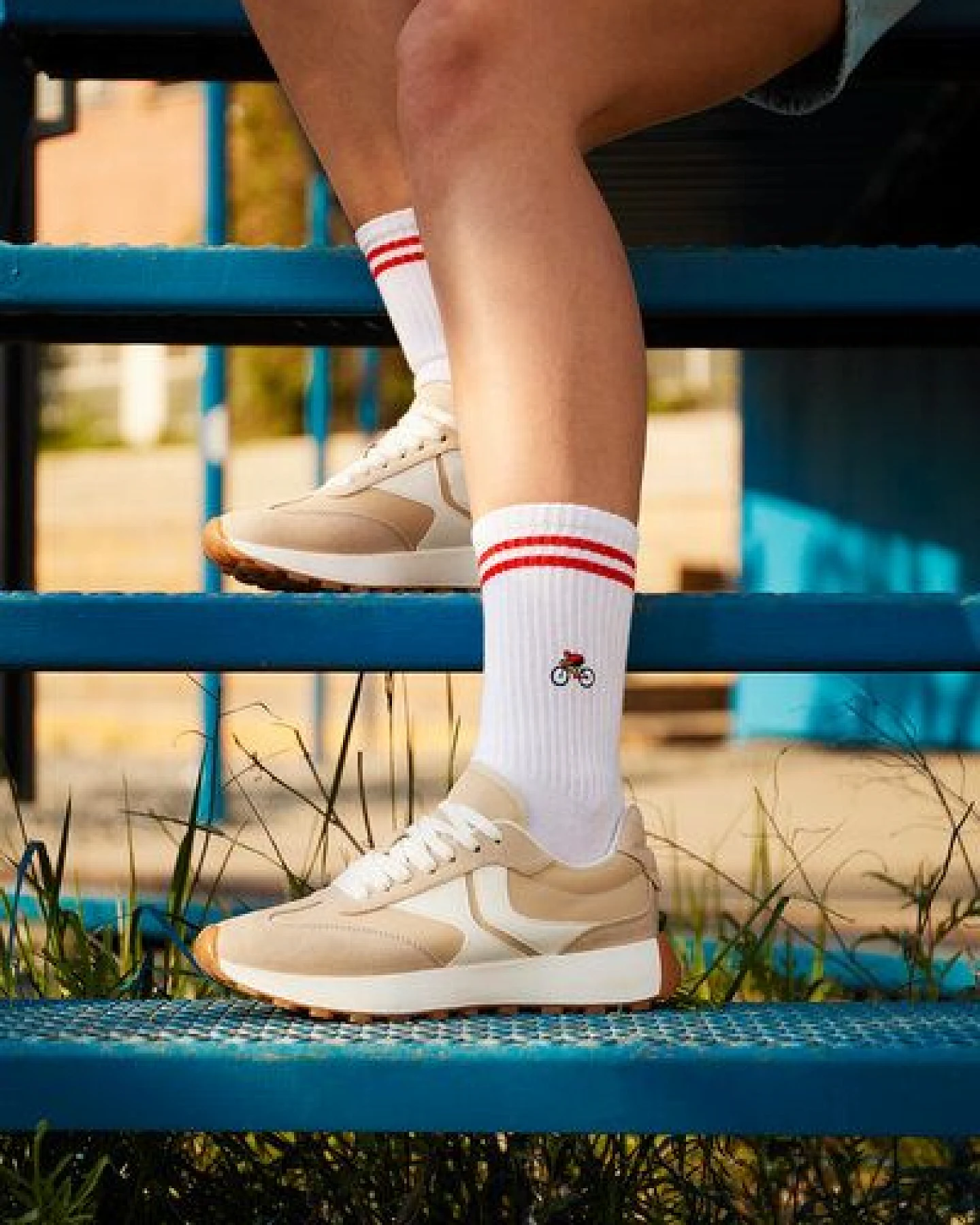 Natural Vibes Fahrrad Socken Bio GOTS – Ansicht 2