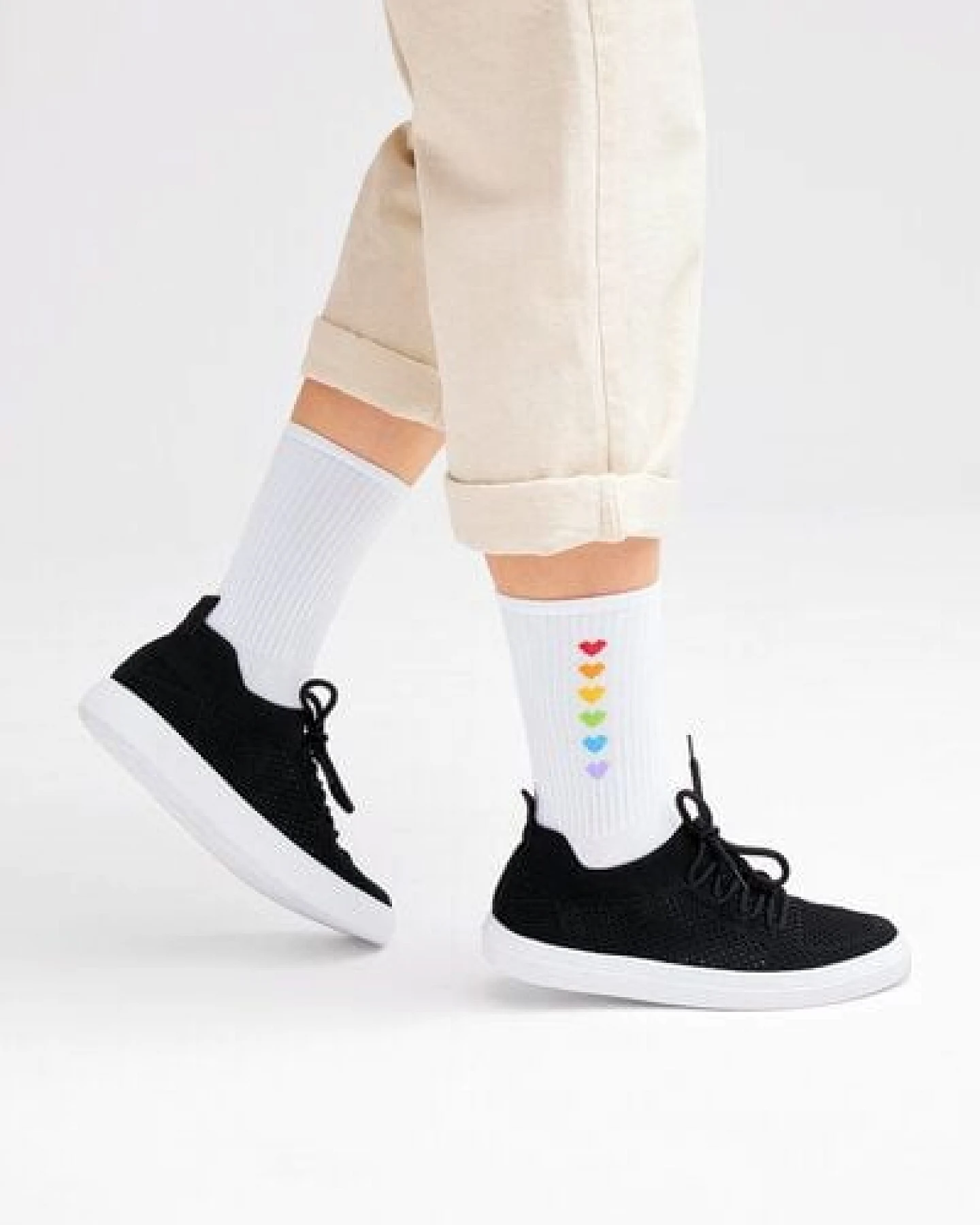 Natural Vibes Herzen Socken Bio GOTS – Ansicht 2