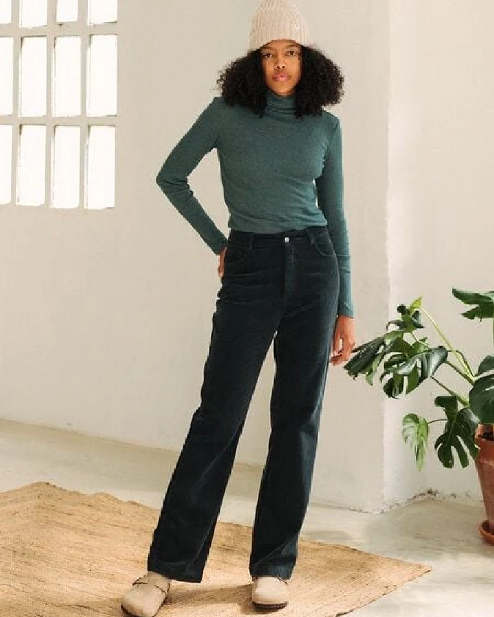 TWOTHIRDS Rollkragenpullover CANNA aus recycelten Materialien