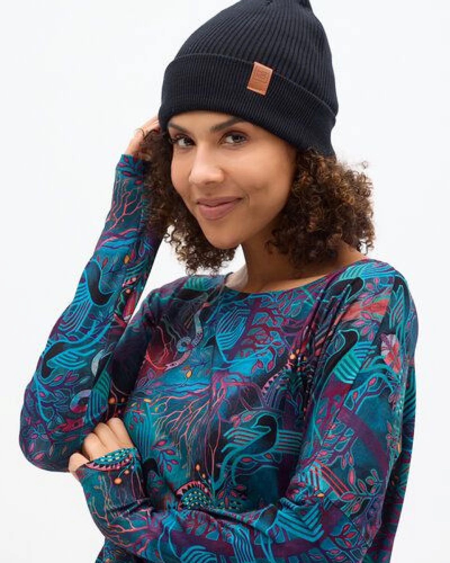 Mütze Peak Knit – Fairtrade Cotton – Klassische Beanie – Warm – Unisex – KOKOworld – Ansicht 4