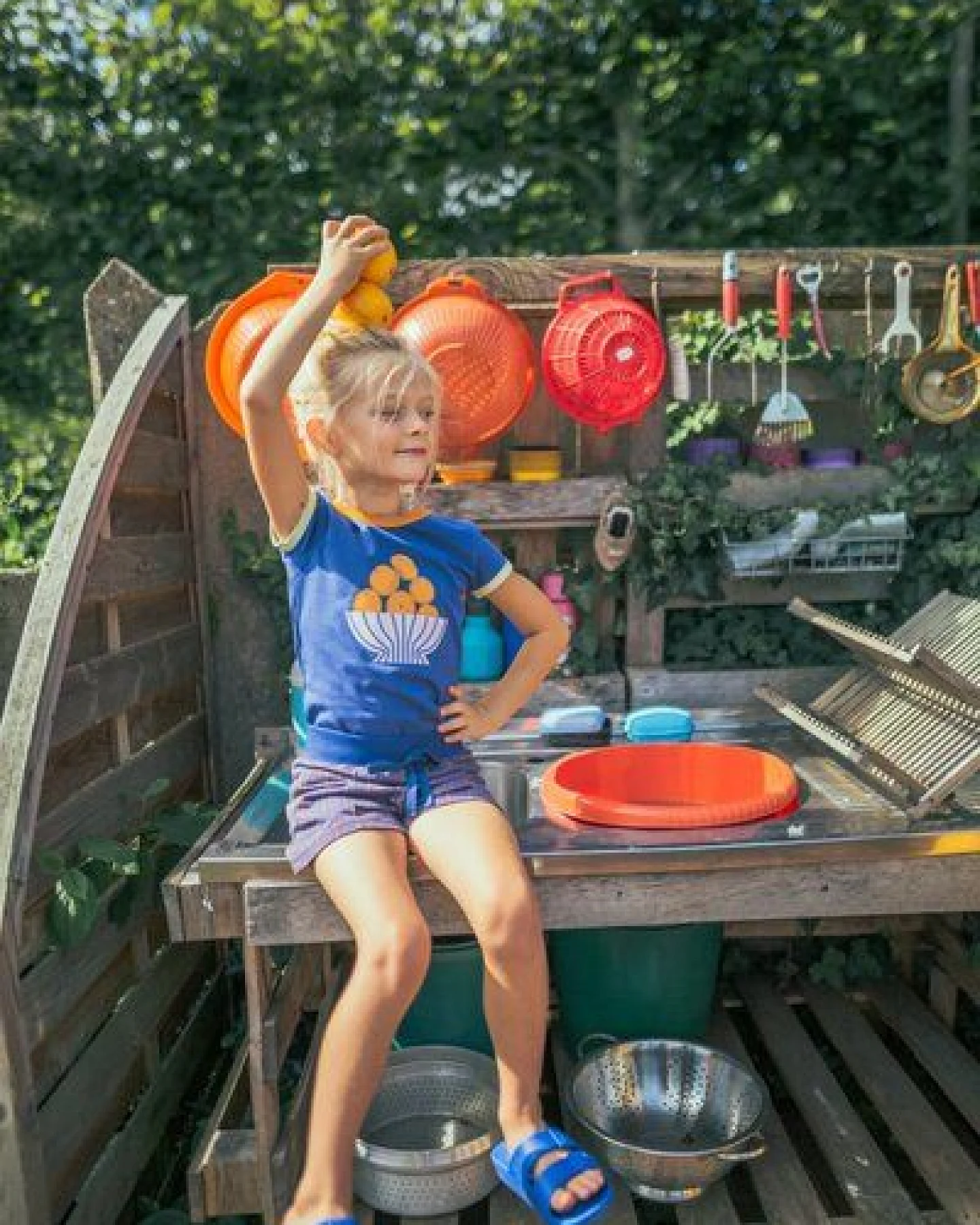 T-Shirt mit Früchten von baba Kidswear – Ansicht 2