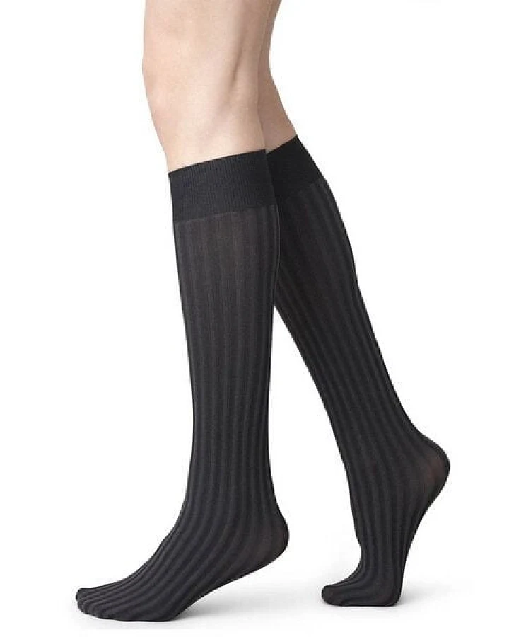 Swedish Stockings Kniestrümpfe Hilda aus Recycling-Material