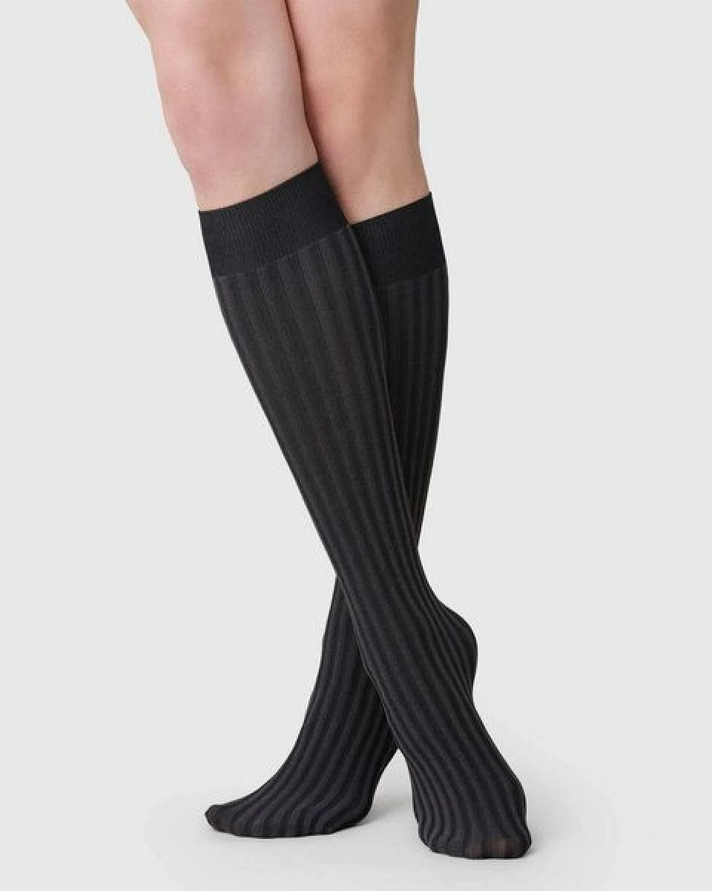 Swedish Stockings Kniestrümpfe Hilda aus Recycling-Material – Ansicht 2