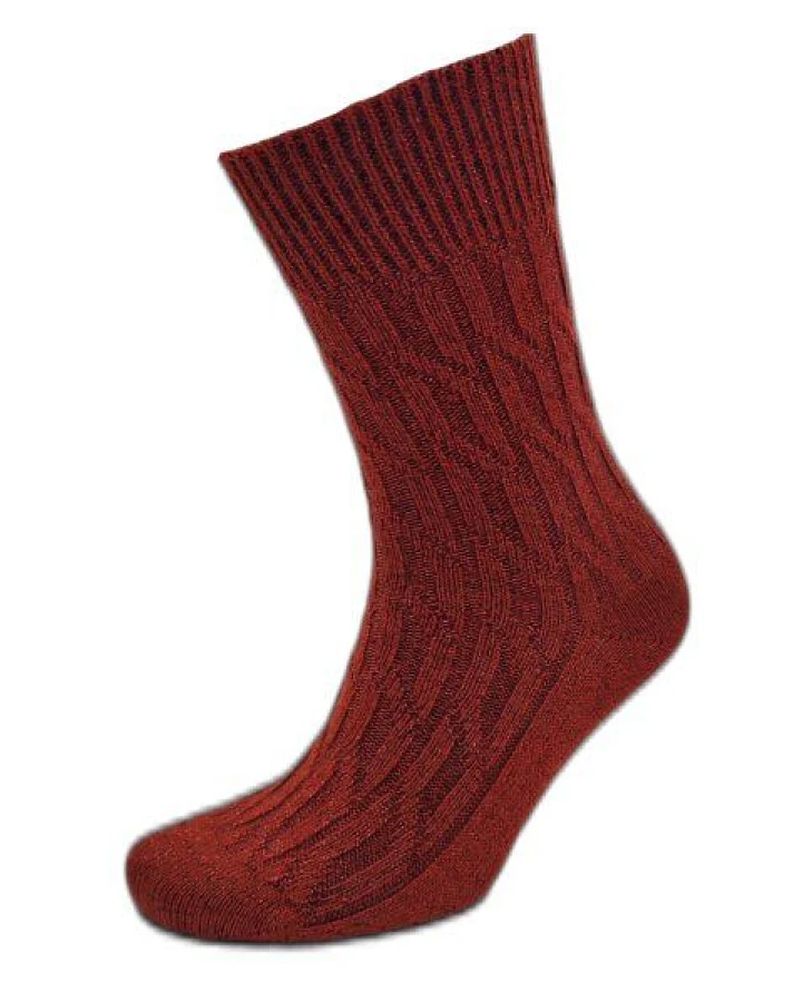 BLS Organic Jaquard Design GOTS zertifizierte Glitter Bio-wolle Damen Socken
