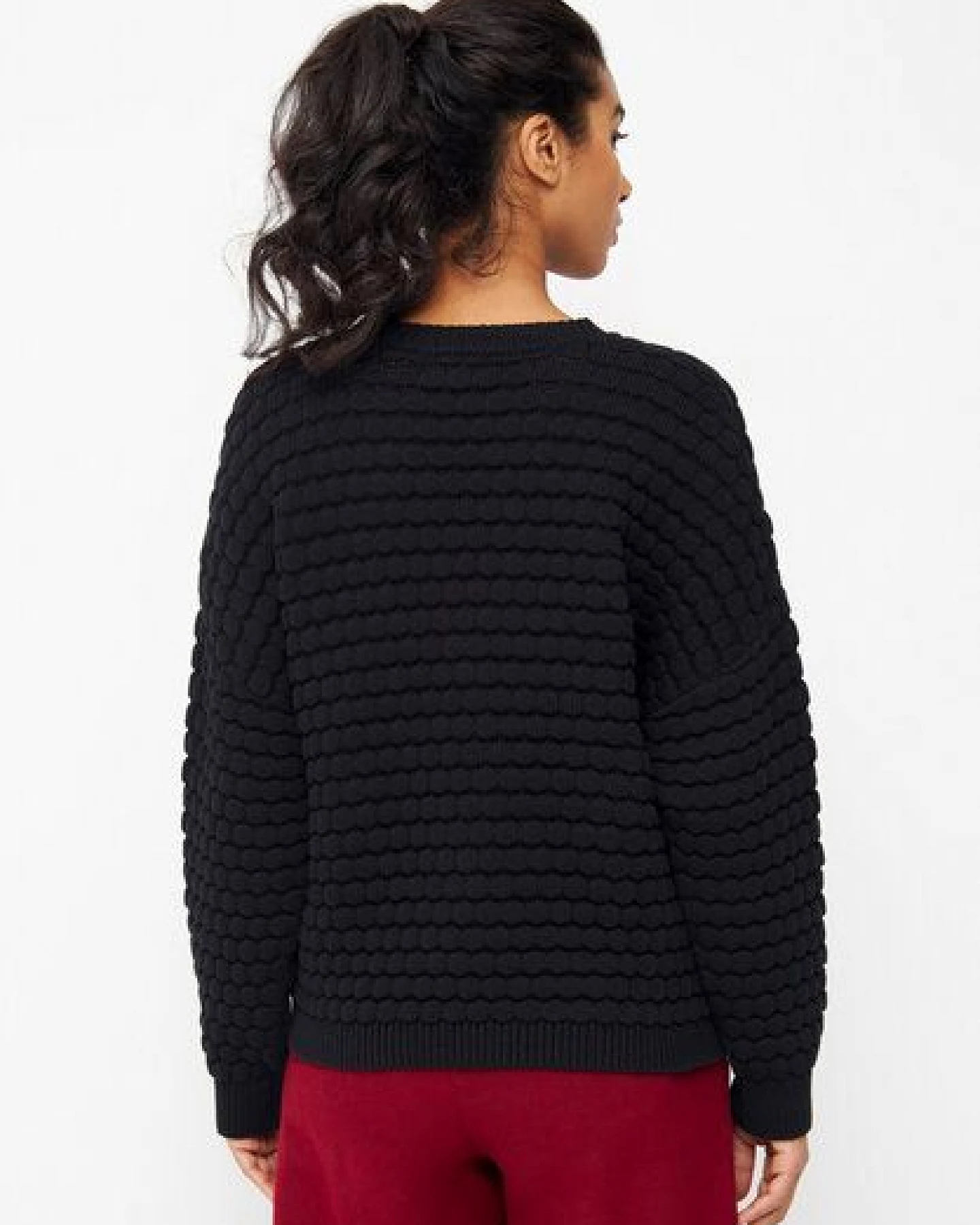 Givn Berlin Wabenstruktur Pullover Modell: GB-Emily – Ansicht 3