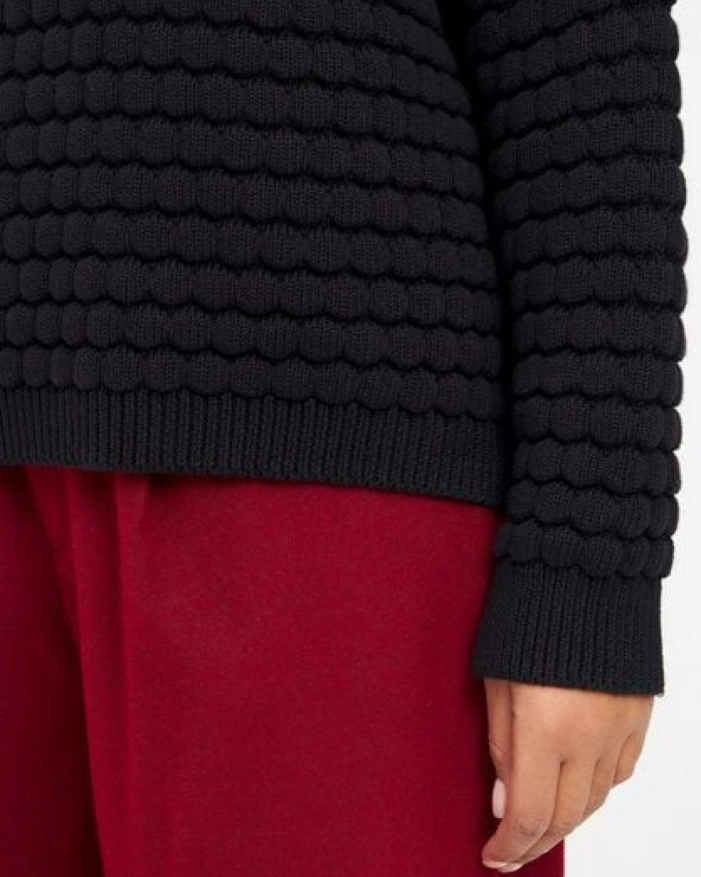 Givn Berlin Wabenstruktur Pullover Modell: GB-Emily – Ansicht 4