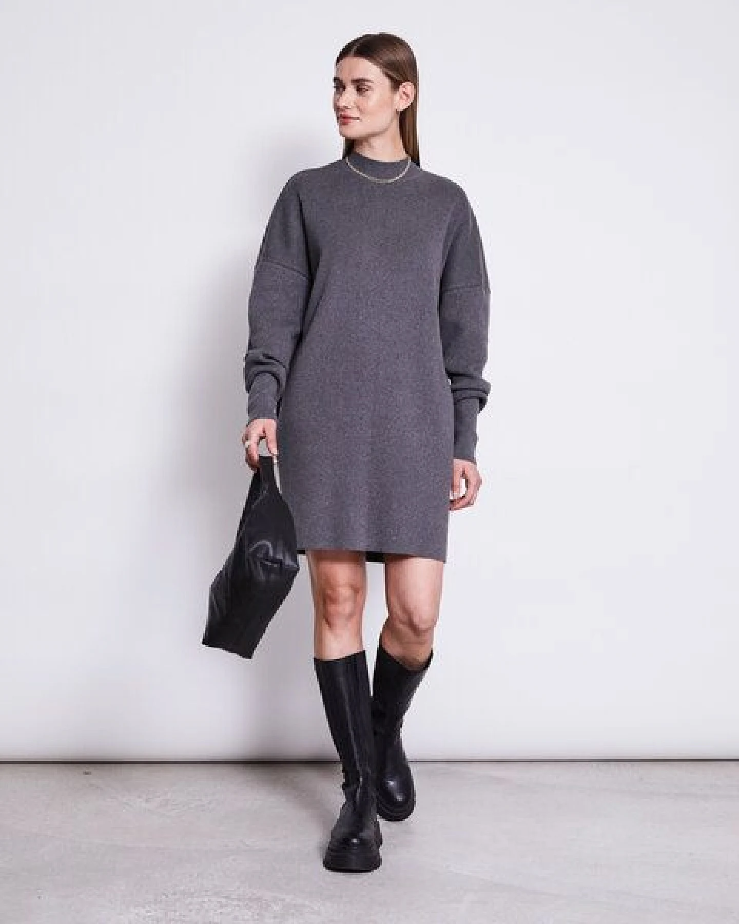 JAN N JUNE Strick Kleid NUNA GOTS – Ansicht 2
