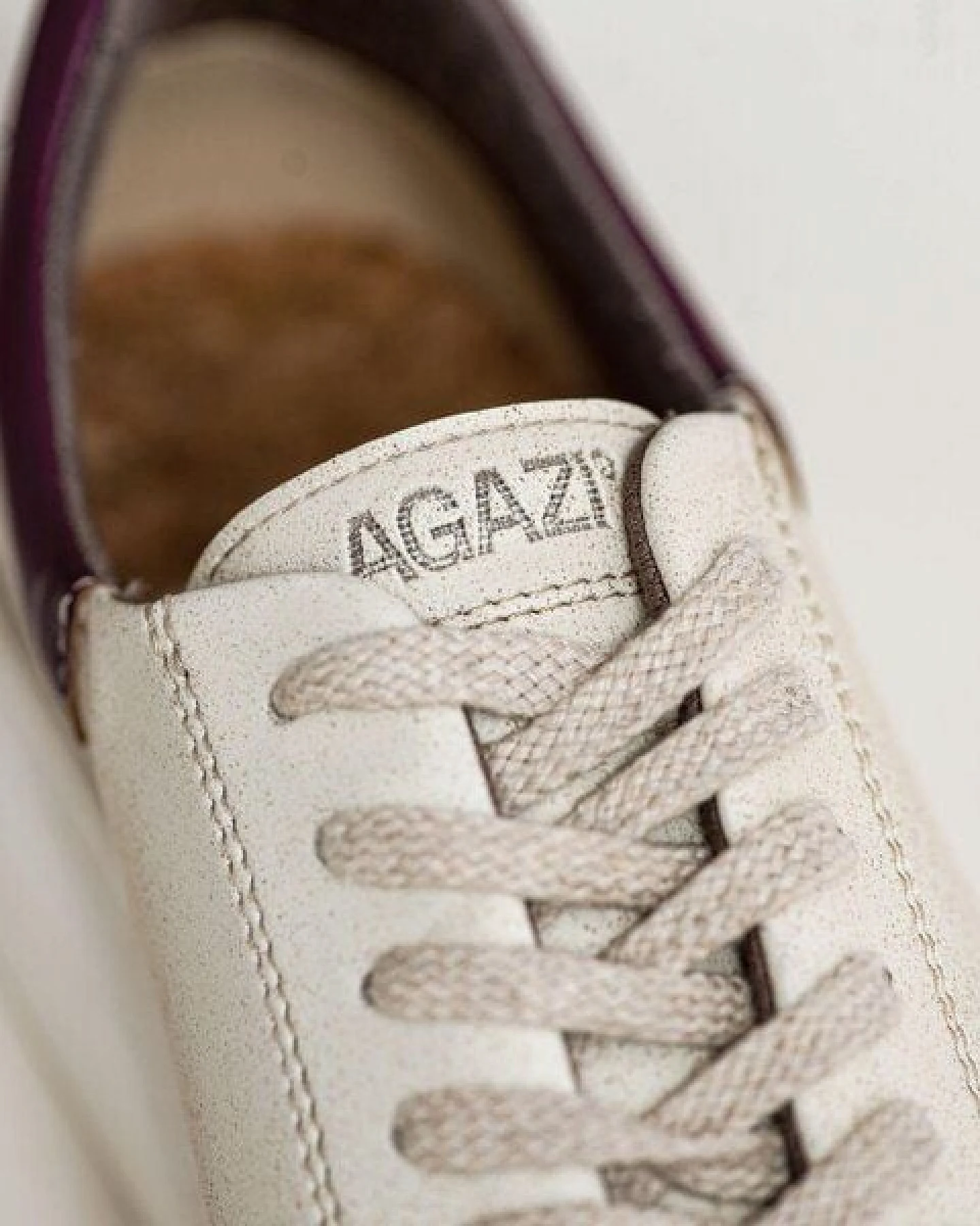 AGAZI EMMA - apple & corn leather sneakers (vegan, plant-based) – Ansicht 4