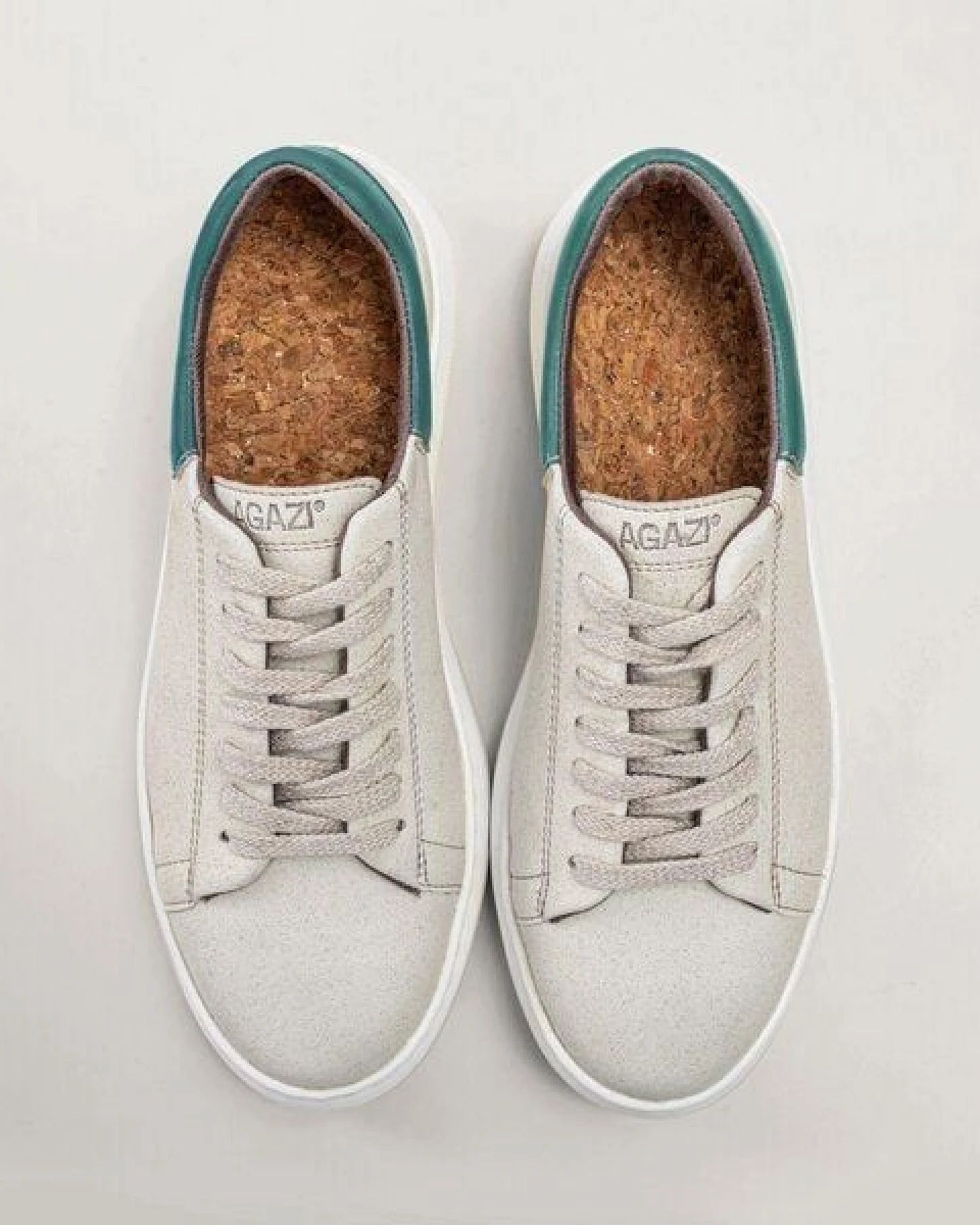 AGAZI EMMA - apple & corn leather sneakers (vegan, plant-based) – Ansicht 3