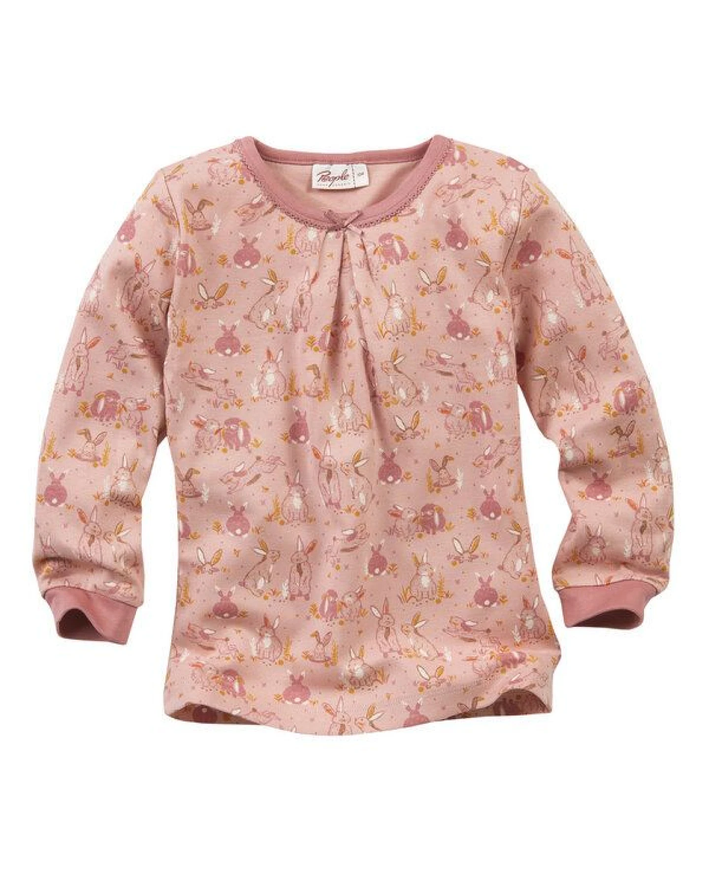 People Wear Organic Pyjama "Hasen", Langarm-Schlafanzug, 100% Baumwolle (Bio) – Ansicht 2