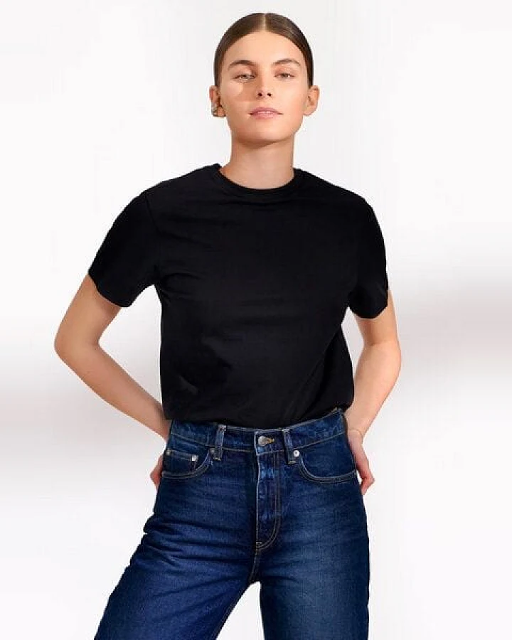 Bread & Boxers Damen T-Shirt mit Rundhalsausschnitt "WMN - CREW NECK REGULAR" - 100% Biobaumwolle - GOTS