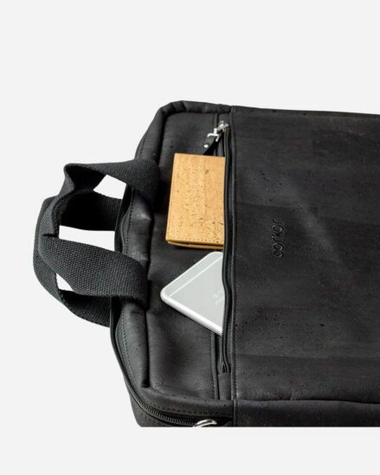 corkor Laptop Hülle aus Kork mit Schulterriemen - 14 oder 16 Zoll - CK303 + CK304 – Ansicht 3