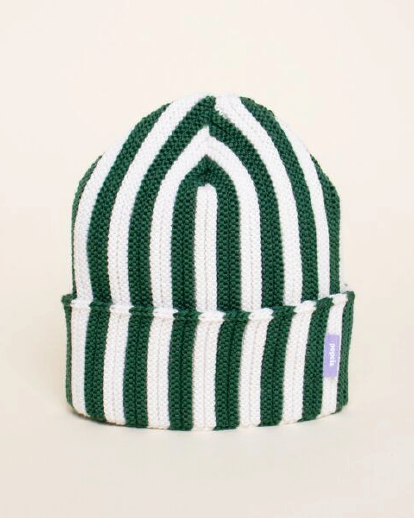 popeia Special Beanie gestreift aus 100% Merinowolle (mulesingfrei) – Ansicht 2