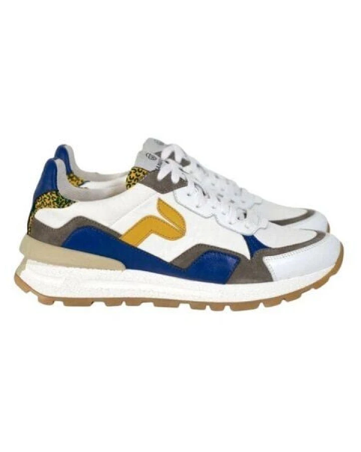 PANAFRICA Akanda - Unisex Recycling Sneaker - White/Noir/Camo/Paon/Bleu/Verde/Arbousse