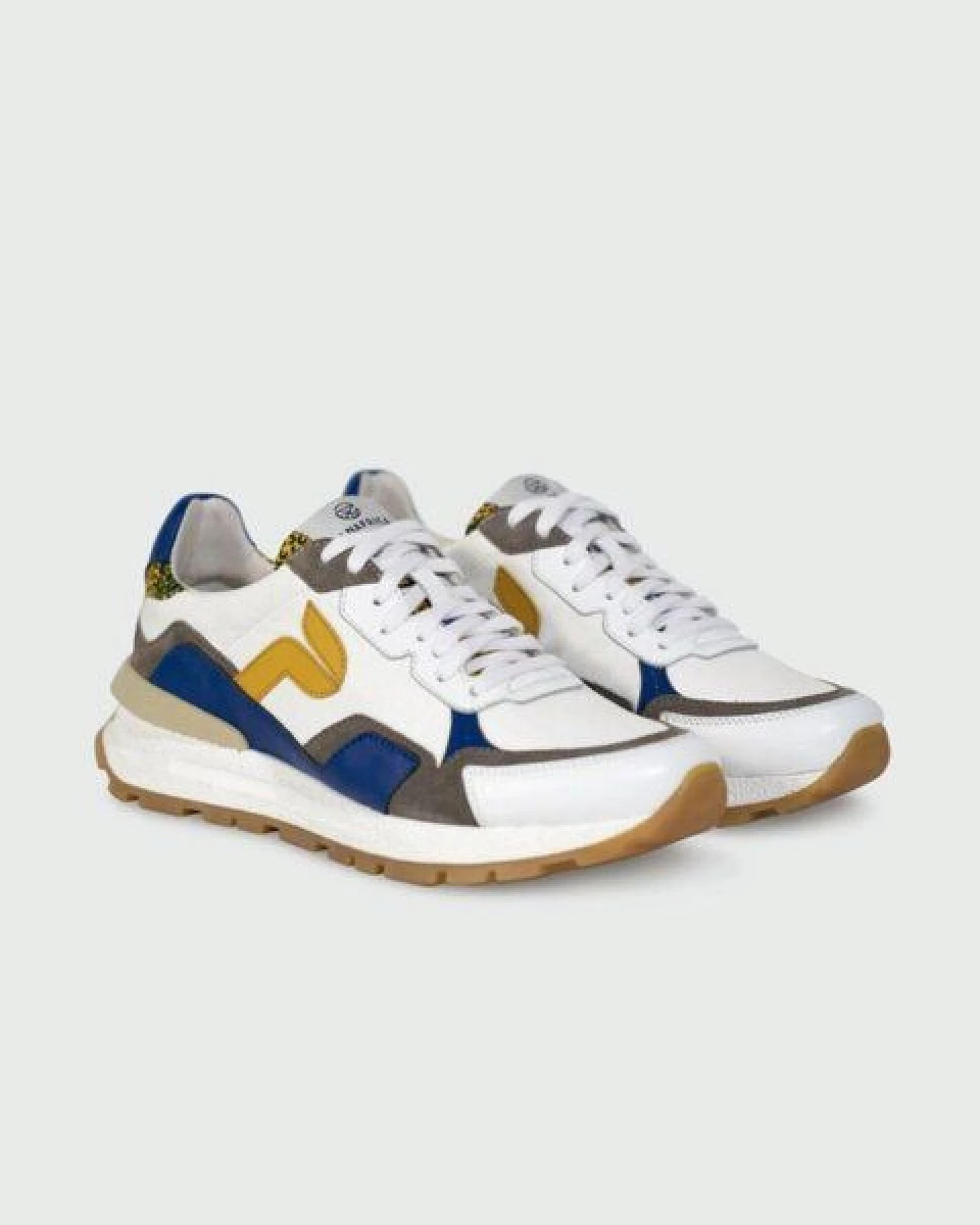 PANAFRICA Akanda - Unisex Recycling Sneaker - White/Noir/Camo/Paon/Bleu/Verde/Arbousse – Ansicht 2