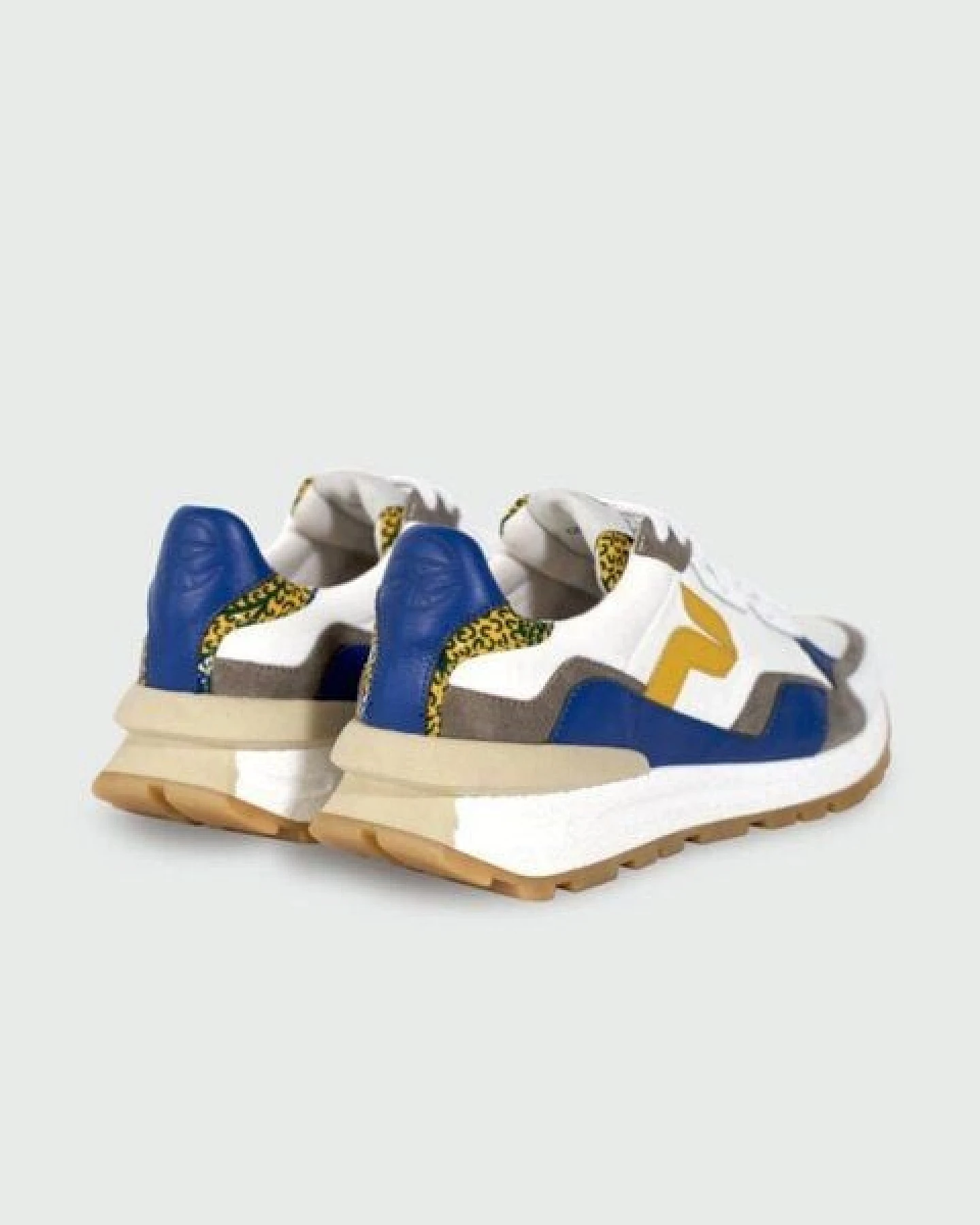 PANAFRICA Akanda - Unisex Recycling Sneaker - White/Noir/Camo/Paon/Bleu/Verde/Arbousse – Ansicht 4
