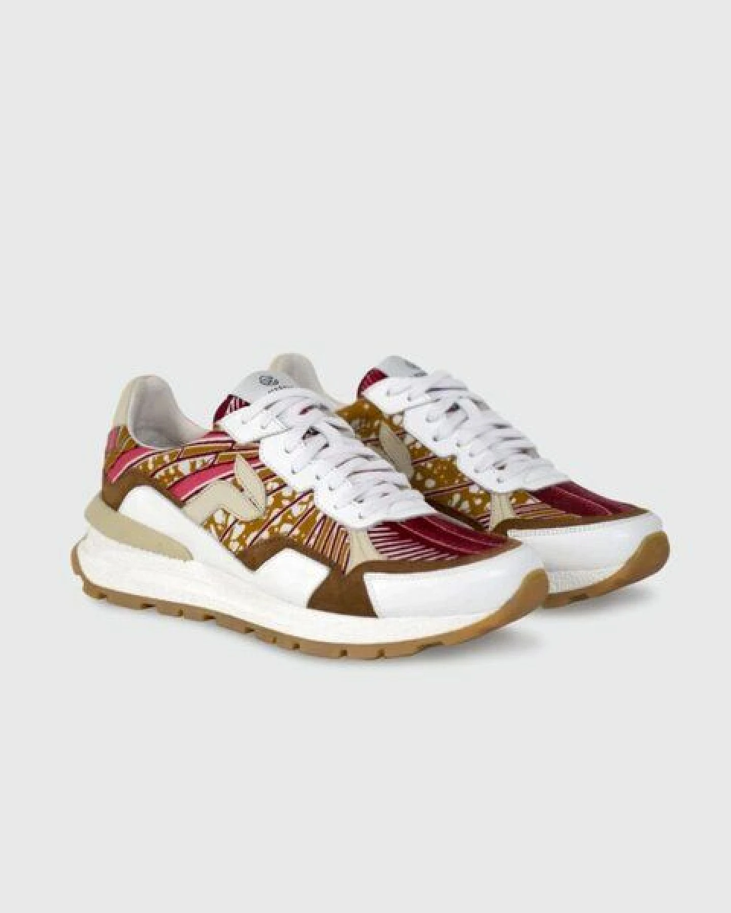 PANAFRICA Akanda - Unisex Recycling Sneaker - White/Noir/Camo/Paon/Bleu/Verde/Arbousse – Ansicht 2