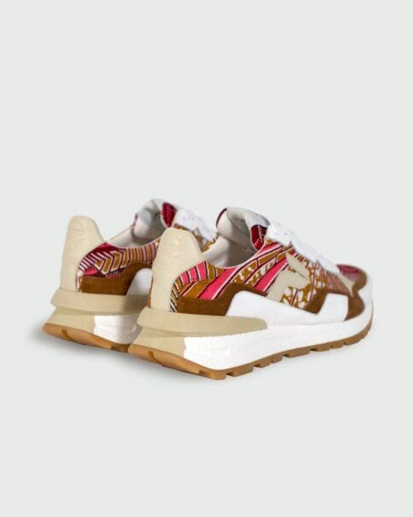 PANAFRICA Akanda - Unisex Recycling Sneaker - White/Noir/Camo/Paon/Bleu/Verde/Arbousse – Ansicht 4