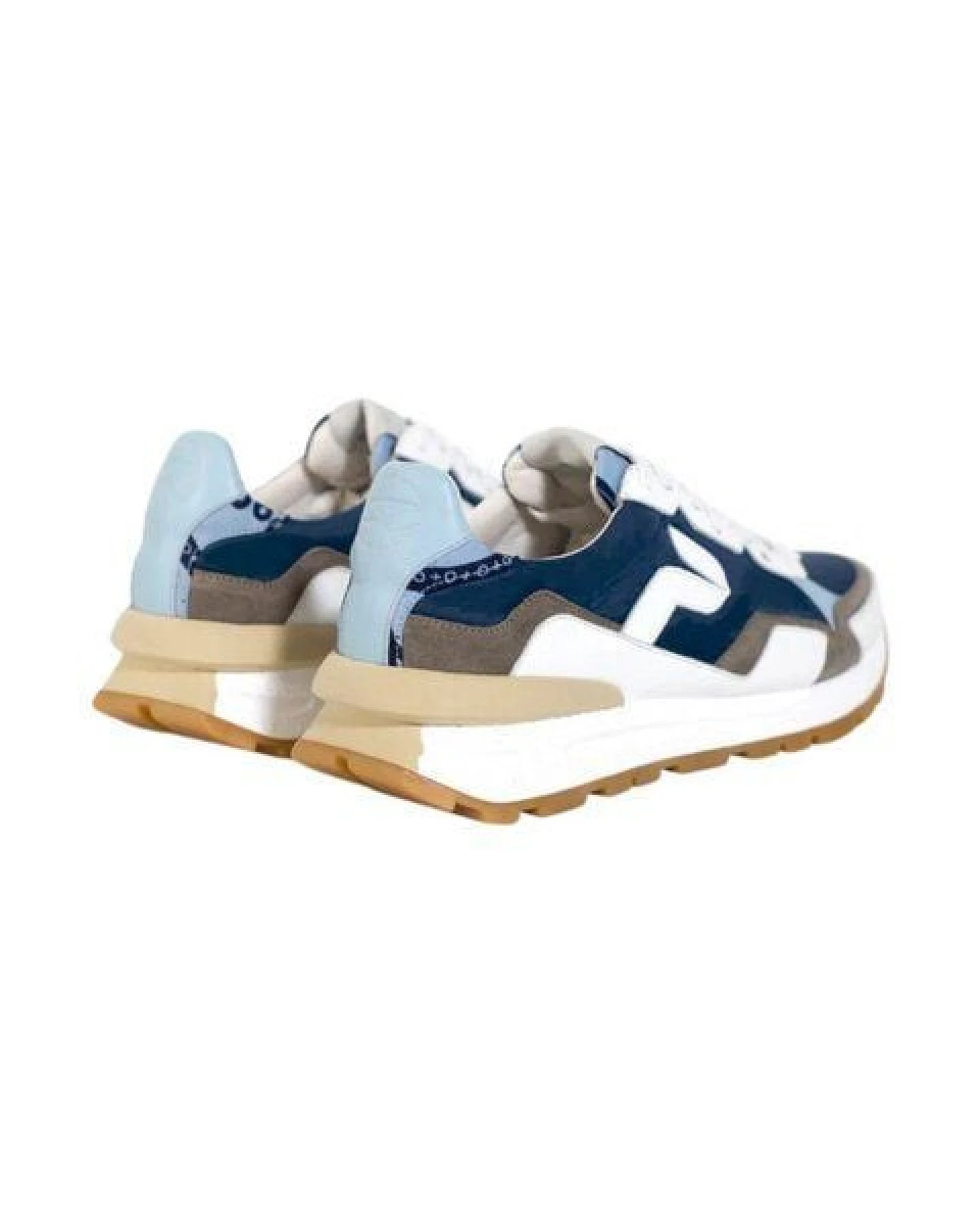 PANAFRICA Akanda - Unisex Recycling Sneaker - White/Noir/Camo/Paon/Bleu/Verde/Arbousse – Ansicht 4