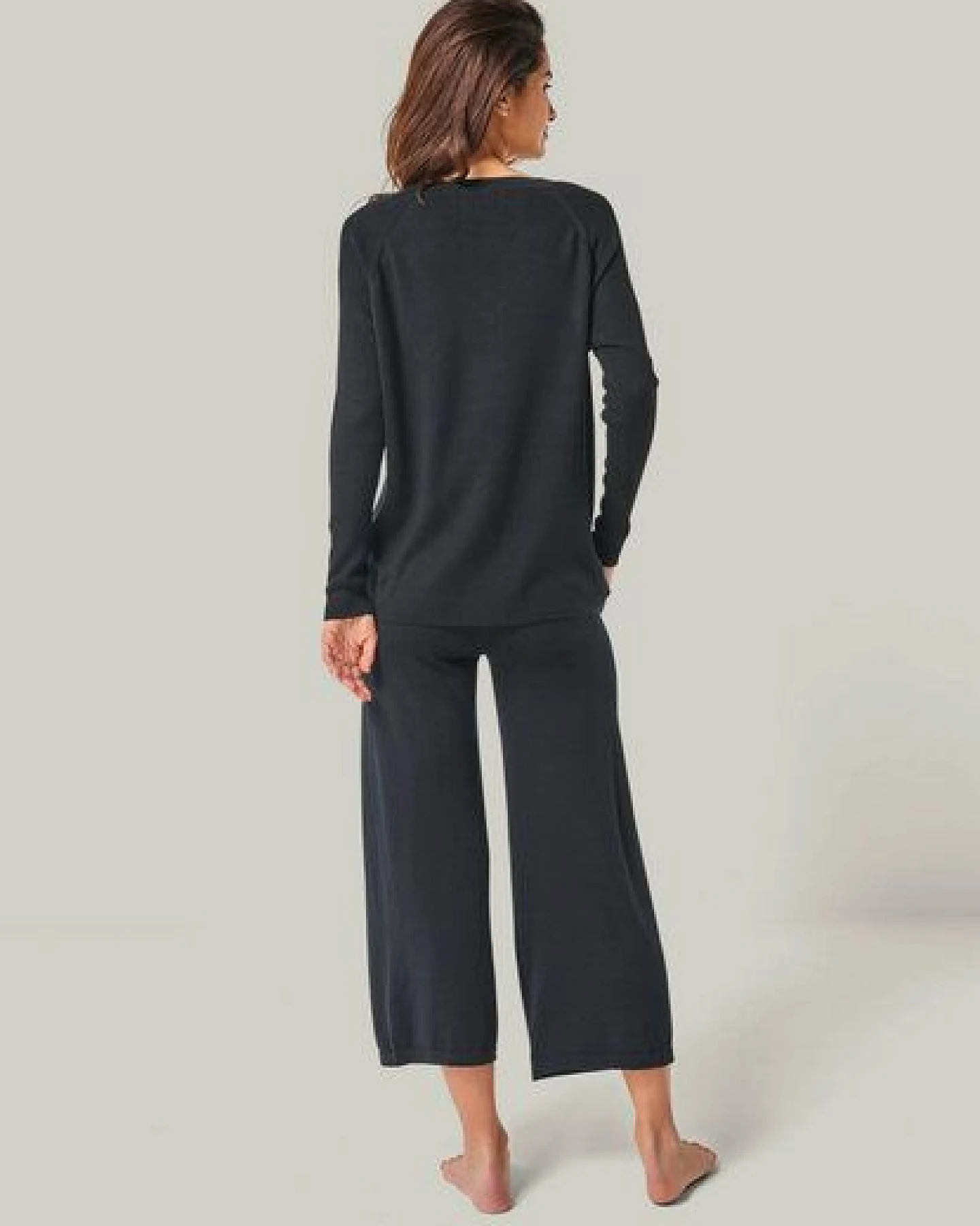 YOU LOOK PERFECT Merino Loungewear Set „Strickpullover Dorina & Strickhose Dana" – Ansicht 3