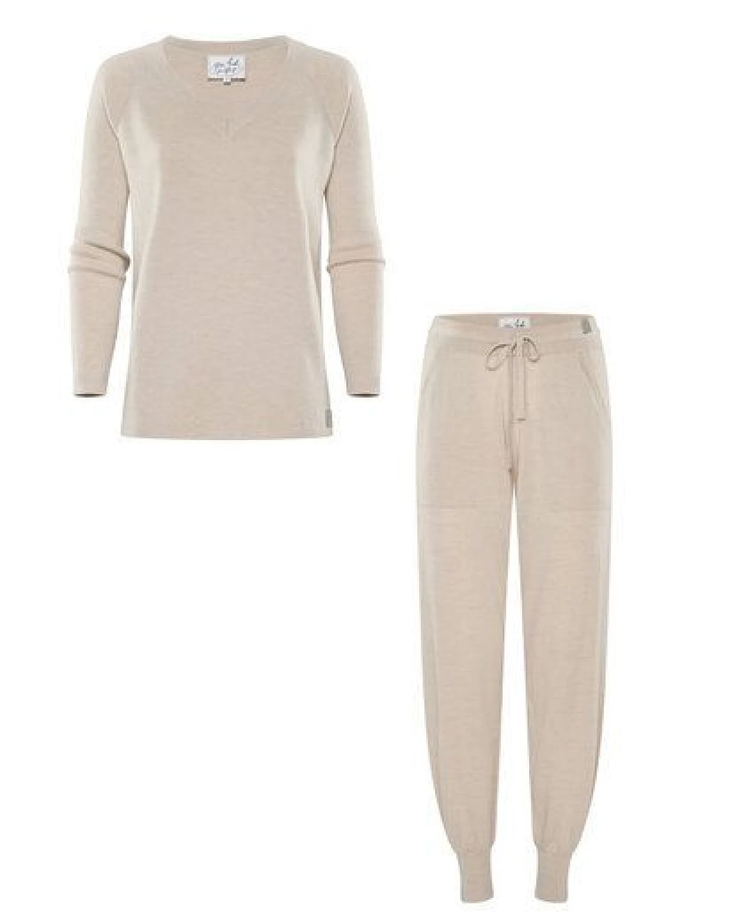 YOU LOOK PERFECT Merino Loungewear Set „Strickpullover Dorina & Strickhose Bella" – Ansicht 3