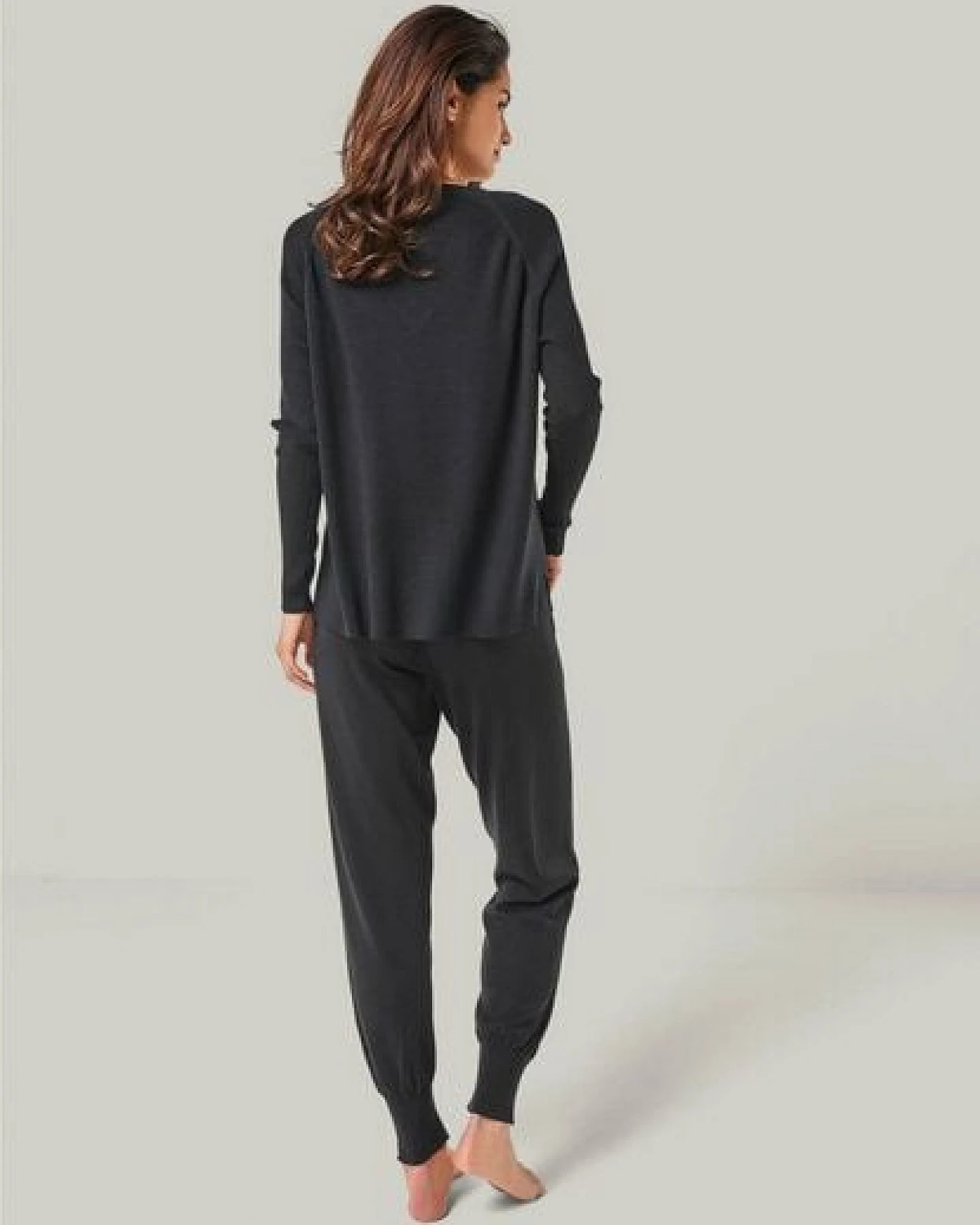 YOU LOOK PERFECT Merino Loungewear Set „Strickpullover Dorina & Strickhose Bella" – Ansicht 4