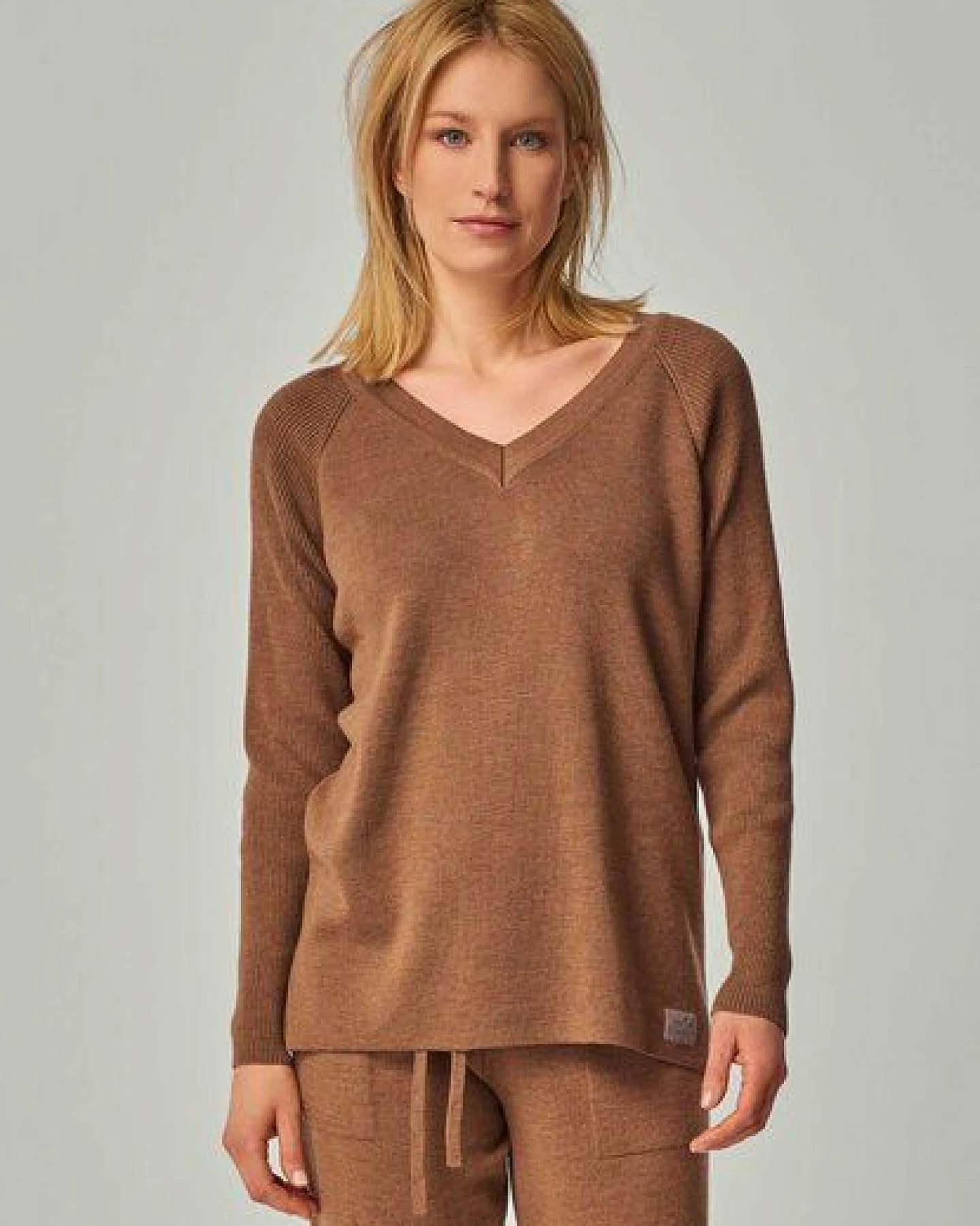 YOU LOOK PERFECT Merino Loungewear Set „Strickpullover Dorina & Strickhose Bella" – Ansicht 4